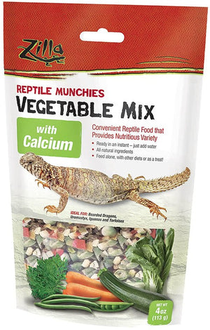 Zilla Reptile Munchies Vegetable Mix with Calcium - PetMountain.com