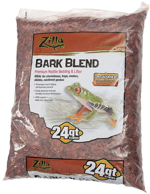48 quart (2 x 24 qt) Zilla Bark Blend Premium Reptile Bedding and Litter
