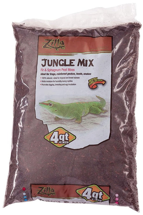 24 quart (6 x 4 qts) Zilla Lizard Litter Jungle Mix Fir and Sphagnum Peat Moss