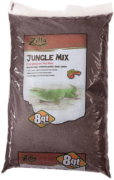 8 quart Zilla Lizard Litter Jungle Mix Fir and Sphagnum Peat Moss