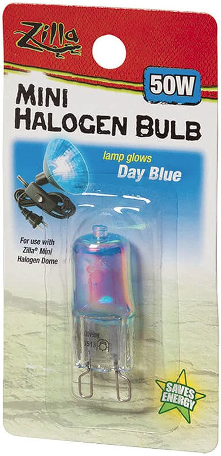 Zilla Mini Halogen Bulb Day Blue - PetMountain.com