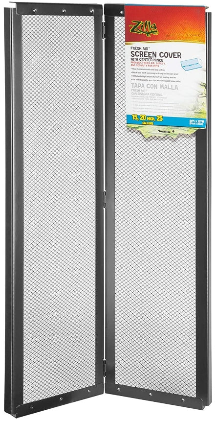 2 count Zilla Fresh Air Screen Cover with Center Hinge 24 x 12 Inch