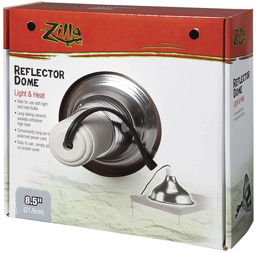 Zilla Reflector Dome with Ceramic Socket - PetMountain.com