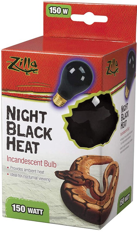 Zilla Night Black Heat Incandescent Bulb for Reptiles - PetMountain.com