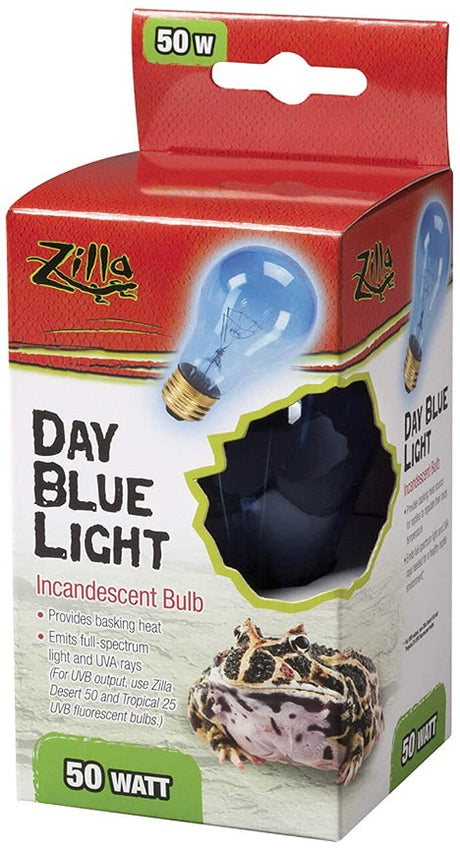 50 watt - 6 count Zilla Incandescent Day Blue Light Bulb