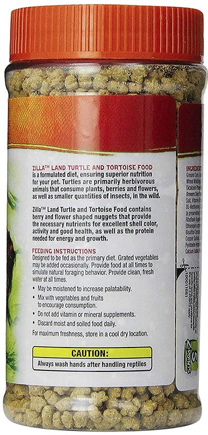 6.5 oz Zilla Fortified Food for Land Turtles and Tortoises