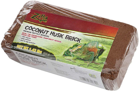 17.16 lb (12 x 1.43 lb) Zilla Coconut Husk Premium Reptile Bedding Brick