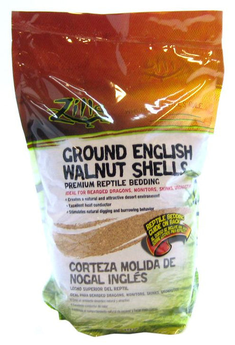 Zilla Desert Blend Ground English Walnut Shells Reptile Substrate - PetMountain.com