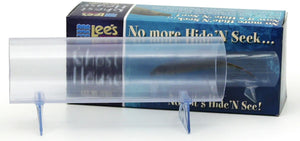 Small - 1 count Lees Ghost House Clear for Aquarium Fish to Hide