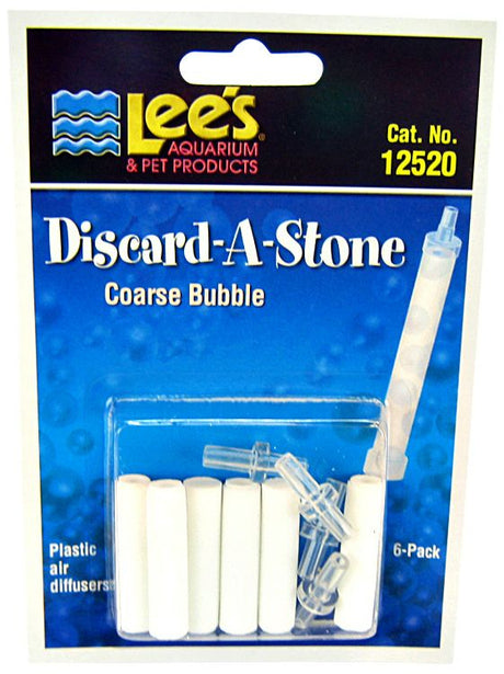 36 count (6 x 6 ct) Lees Discard-A-Stone Diffuser Coarse Bubble