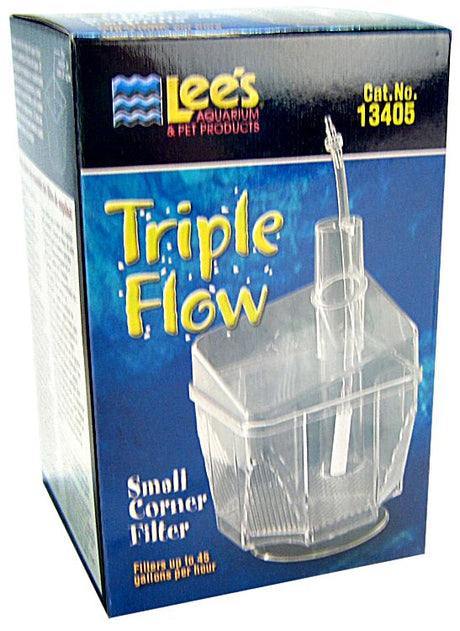 Lees Triple Flow Corner Aquarium Filter - PetMountain.com