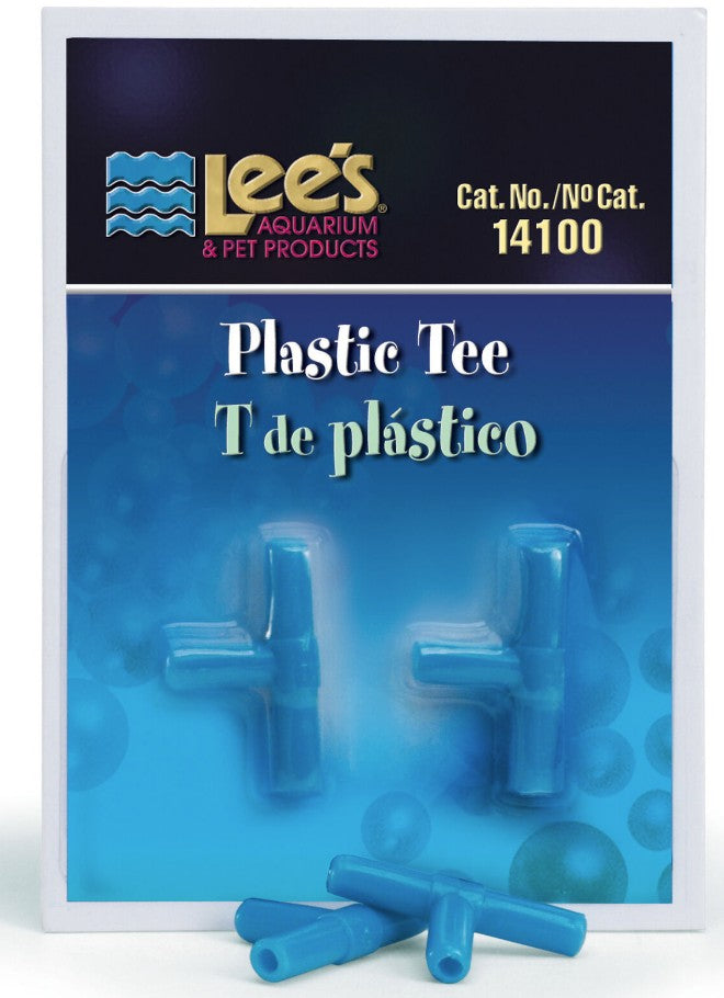 32 count (16 x 2 ct) Lees Plastic Tee for Aquarium Airline Tubing