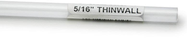 5/16"OD - 1 count Lees Thinwall Rigid Tubing Clear