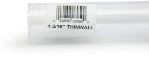 1-3/16"OD - 1 count Lees Thinwall Rigid Tubing Clear