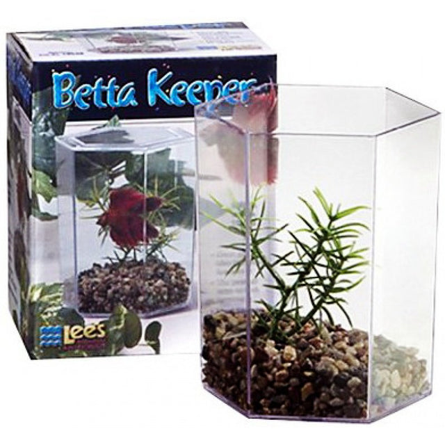 1 count Lees Betta Keeper Hex Aquarium Kit