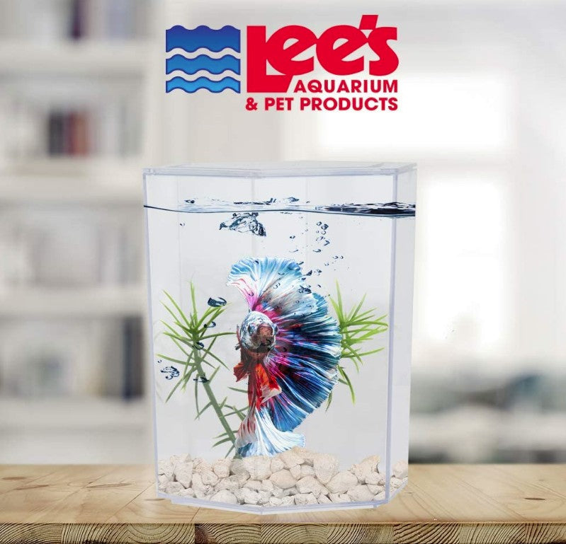 12 count Lees Betta Keeper Hex Aquarium Kit