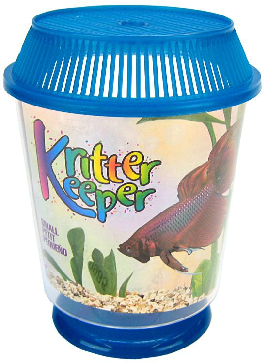 Lees Kritter Keeper Round for Fish, Insects or Crickets - PetMountain.com