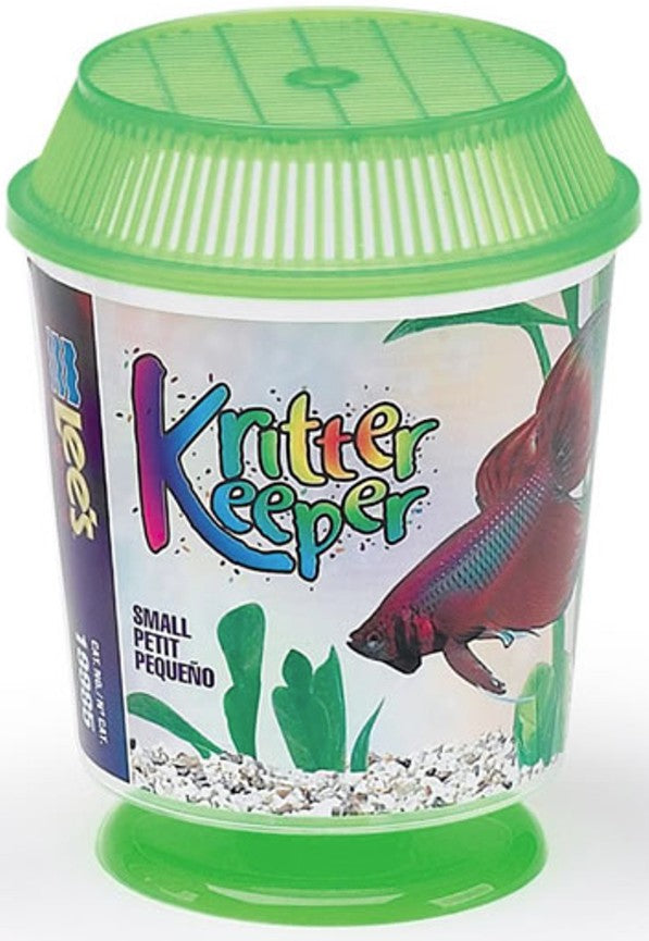 Small - 6 count Lees Kritter Keeper Round for Fish, Insects or Crickets