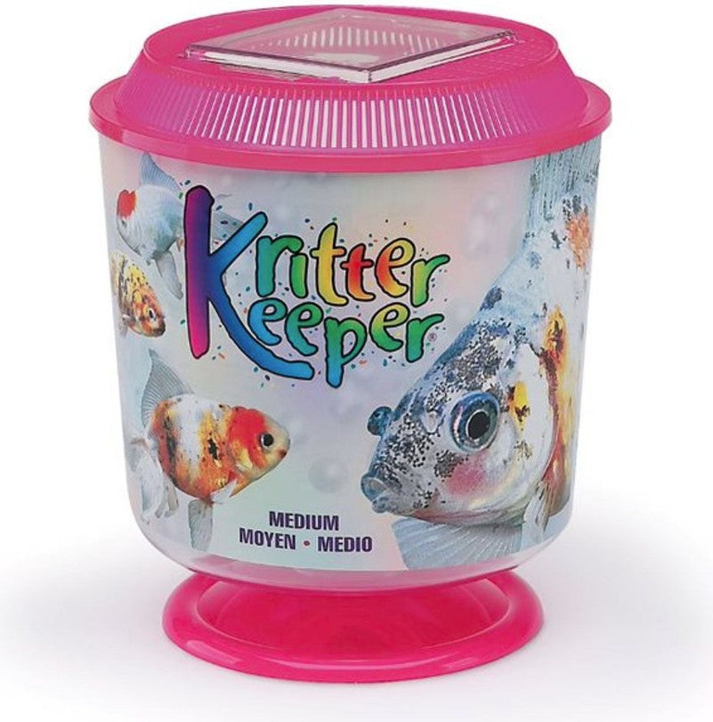 Lees Kritter Keeper Round for Fish, Insects or Crickets - PetMountain.com