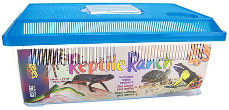 Lees Reptile Ranch Ventilated Reptile and Amphibian Rectangle Habitat with Lid - PetMountain.com