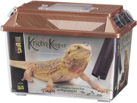 Large - 1 count Lees Kricket Keeper Complete Cricket Care and Dispensing Kit for Reptiles