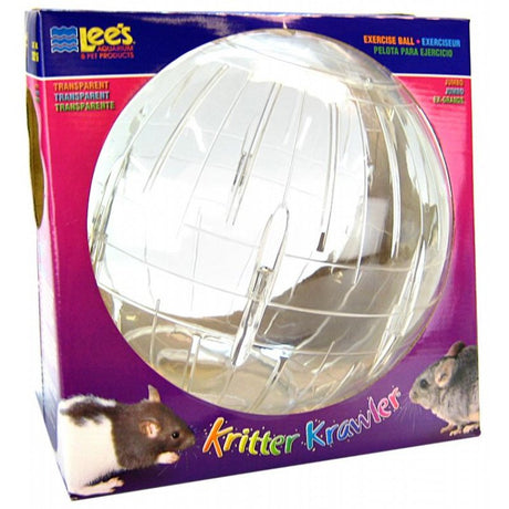 Lees Kritter Krawler Exercise Ball Clear - PetMountain.com