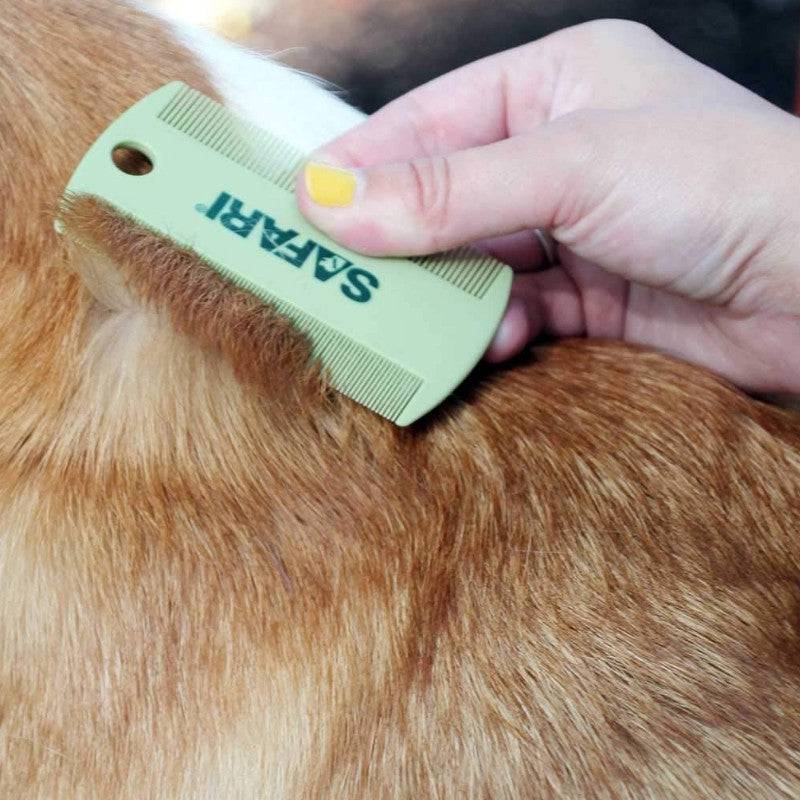 Safari Plastic Double Sided Flea Combs for Dogs and Cats - PetMountain.com