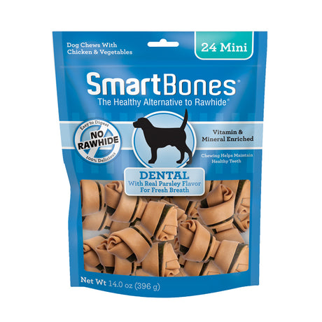 24 count SmartBones Rawhide Free Dental Bones Mini