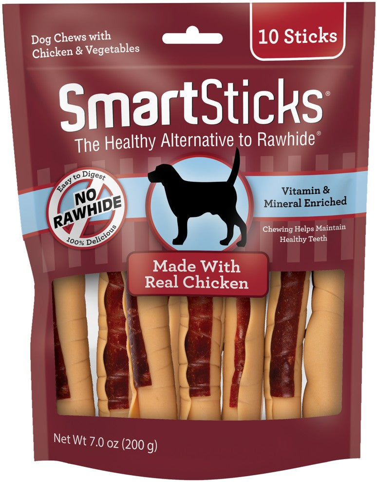 70 count (7 x 10 ct) SmartBones SmartSticks with Real Chicken