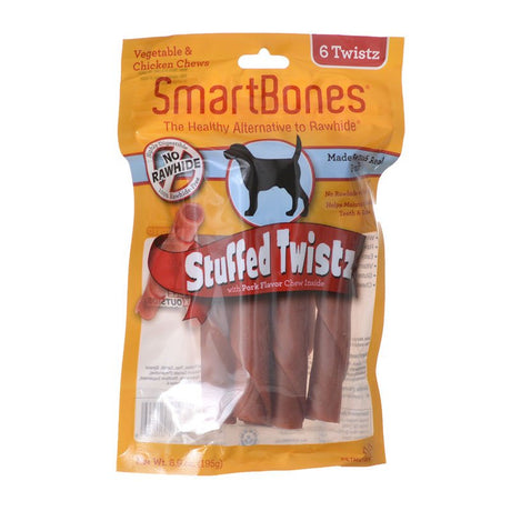 36 count (6 x 6 ct) SmartBones Stuffed Twistz with Real Pork