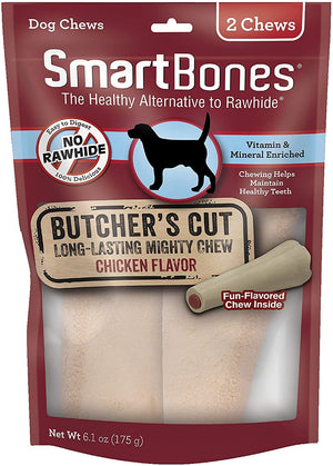 2 count SmartBones Butchers Cut Mighty Chews Large