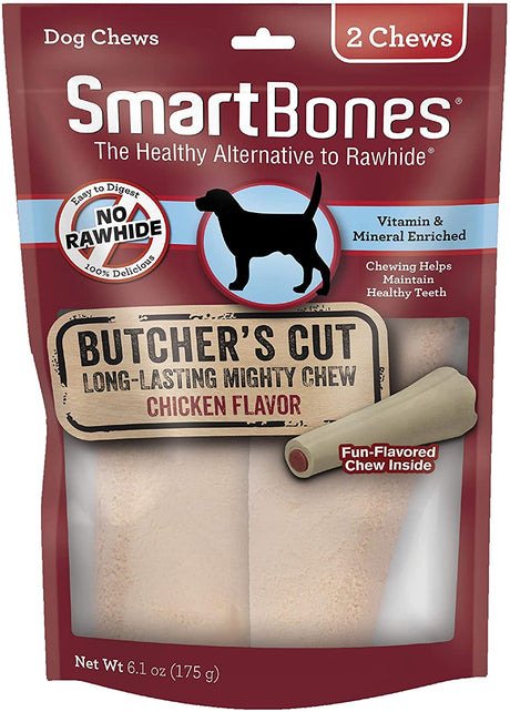 32 count (16 x 2 ct) SmartBones Butchers Cut Mighty Chews Large