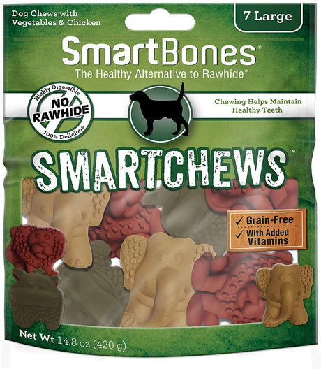 SmartBones Smart Chews Large Dog Treats - PetMountain.com