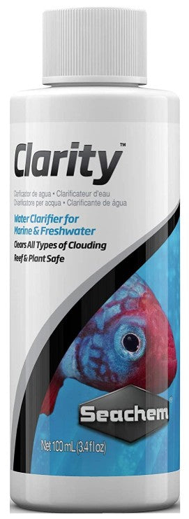 3.4 oz Seachem Clarity Water Clarifier for Marine and Freshwater Aquariums