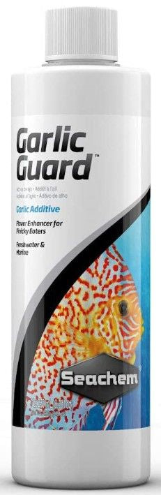 3.4 oz Seachem Garlic Guard Garlic Additive Flavor Enhancer for Freshwater and Marine Aquarium Fish