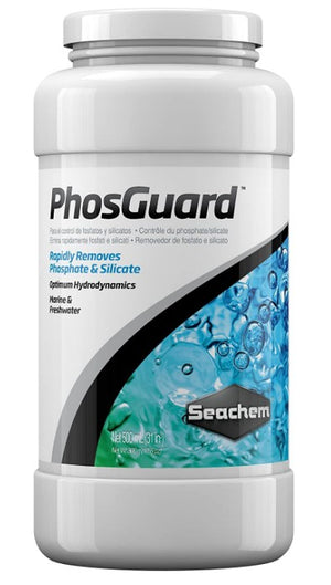 1500 mL (3 x 500 mL) Seachem PhosGuard Rapidly Removes Phosphate and Silicate for Marine and Freshwater Aquariums