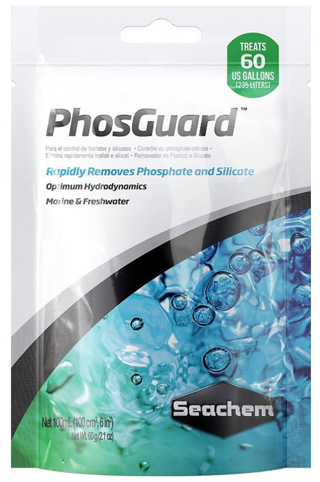 100 mL Seachem PhosGuard Rapidly Removes Phosphate and Silicate for Marine and Freshwater Aquariums