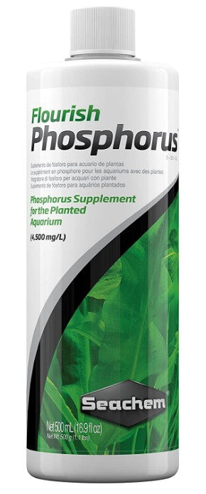 2000 mL (4 x 500 mL) Seachem Flourish Phosphorus Supplement for the Planted Aquarium
