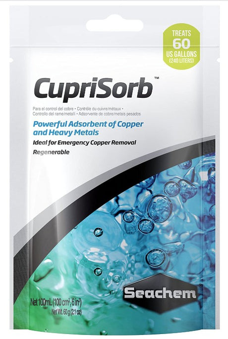 Seachem CupriSorb Powerful Adsorbent of Copper and Heavy Metals for Aquariums - PetMountain.com