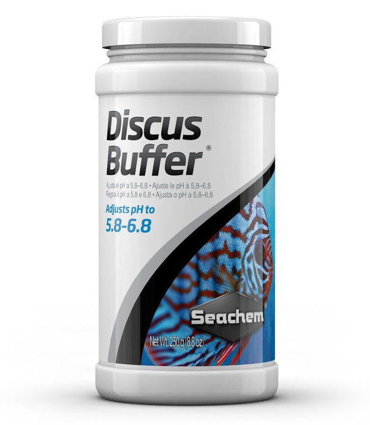 52.8 oz (6 x 8.8 oz) Seachem Discus Buffer Adjusts pH to 5.8 to 6.8 in Aquariums