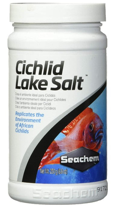 2000 gram (8 x 250 gm) Seachem Cichlid Lake Salt Replicates the Environment of African Cichlids for Aquariums