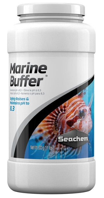 Seachem Marine Buffer Safely Raises and Maintains pH to 8.3 in Aquariums - PetMountain.com