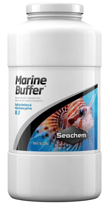 4 kg (4 x 1 kg) Seachem Marine Buffer Safely Raises and Maintains pH to 8.3 in Aquariums
