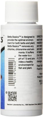 24 oz (12 x 2 oz) Seachem Betta Basics Aquarium Water Conditioner