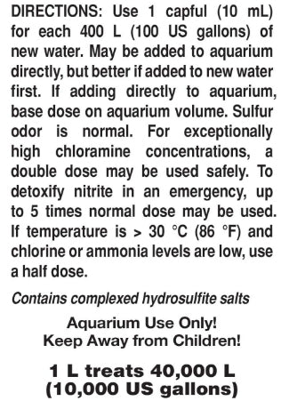 2 liter (2 x 1 L) Seachem Prime Water Conditioner