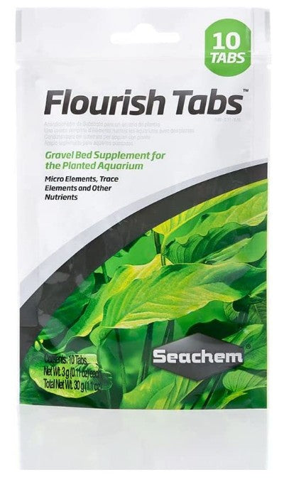 40 count (4 x 10 ct) Seachem Flourish Tabs Gravel Bed Supplement for Planted Aquariums