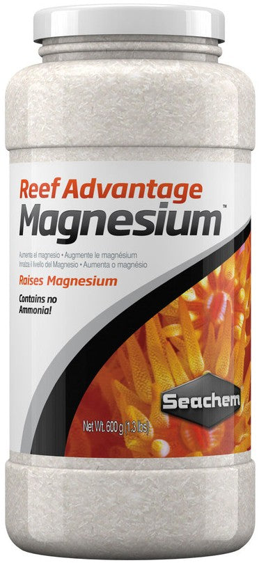 3.9 lb (3 x 1.3 lb) Seachem Reef Advantage Magnesium Raises Magnesium for Aquariums