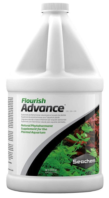 4 liter (2 x 2 L) Seachem Flourish Advance Growth Enhancer for Live Aquarium Plants
