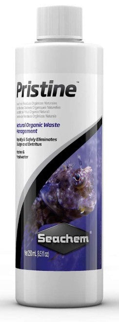 Seachem Pristine Natural Organic Waste Managment Eliminates Sludge and Detritus in Aquariums - PetMountain.com