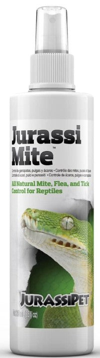 8.5 oz JurassiPet JurassiMite Spray All Natural Mite, Flea and Tick Control for Reptiles